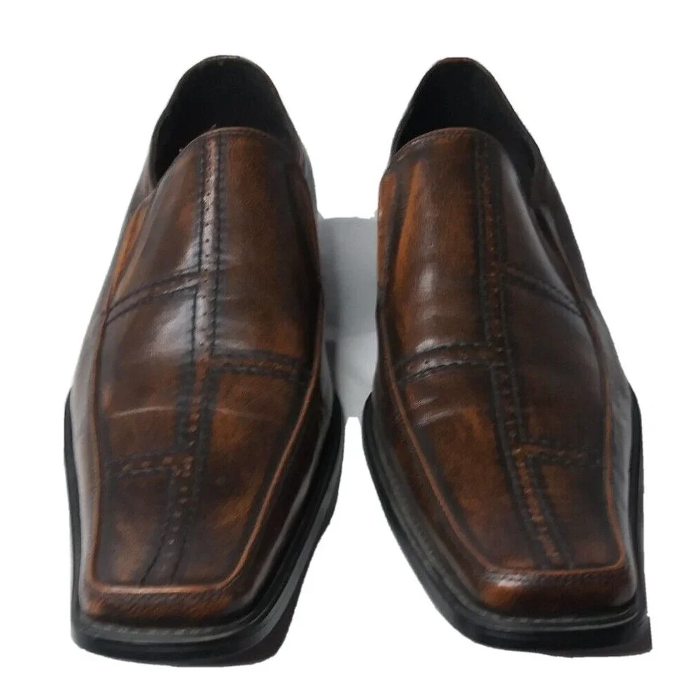 Plateau bronze leather